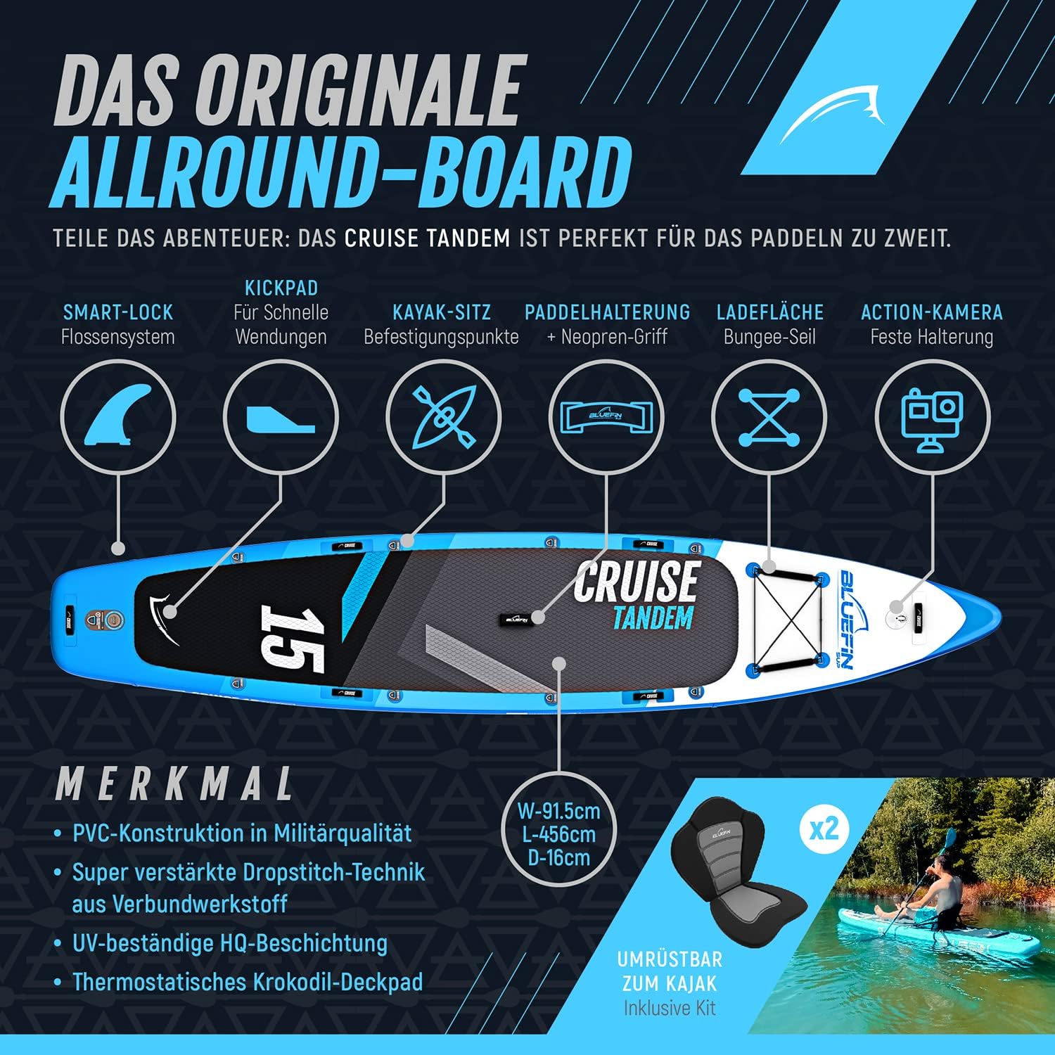 Bluefin Cruise SUP Board Set - Online Shop