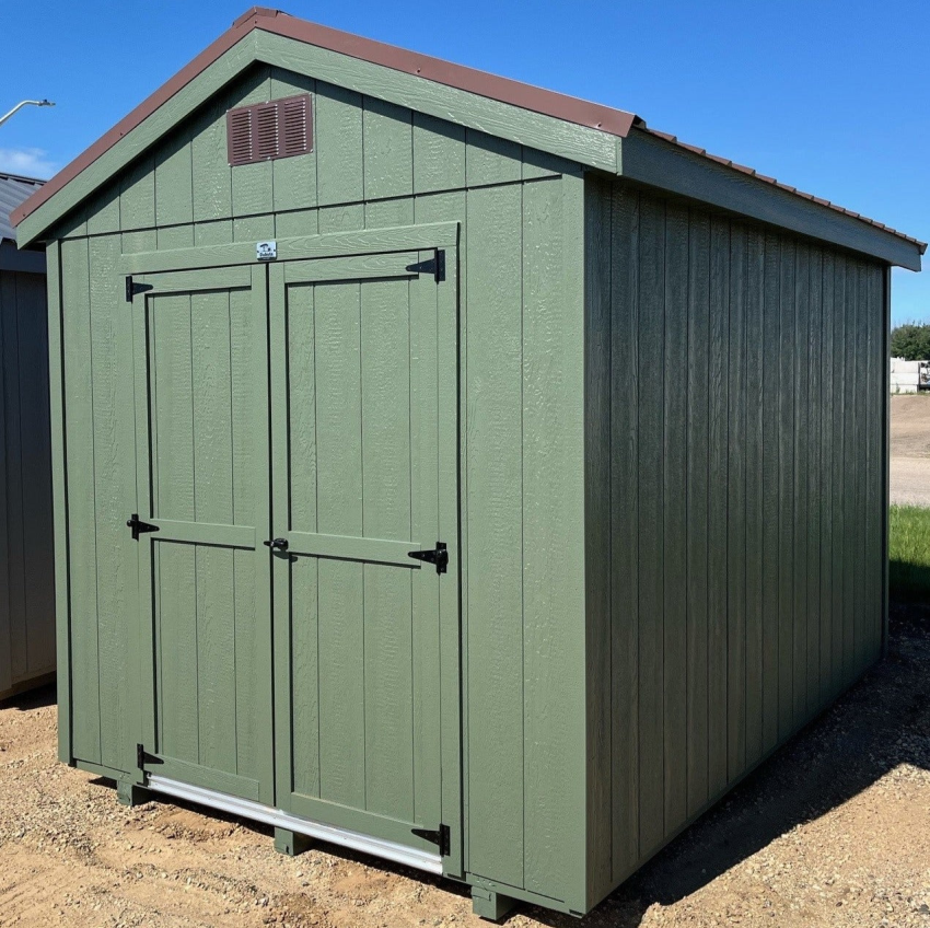 08X10 Utility Ranch Wood Panel Shed - Online Shop