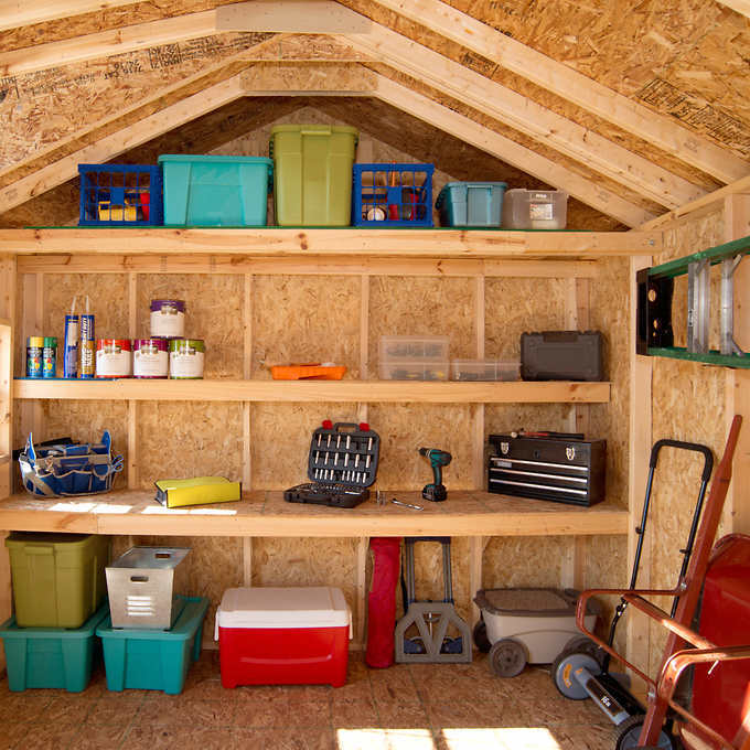Montague 12' x 8' Wood Storage Shed - Do It Yourself Assembly - Online Shop