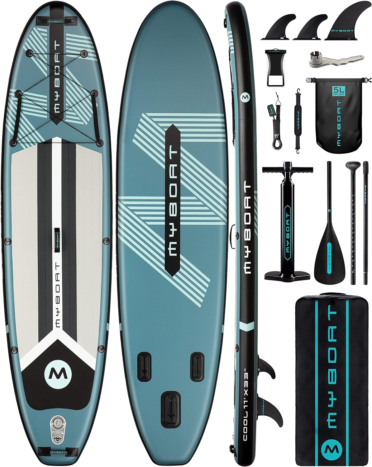 11'6×34×6 Extra Wide Inflatable Paddle Board - Online Shop