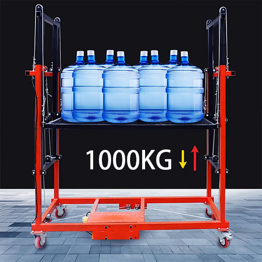 Foldable Electric Lift Scaffolding (Load 1000Kg) - Online Shop