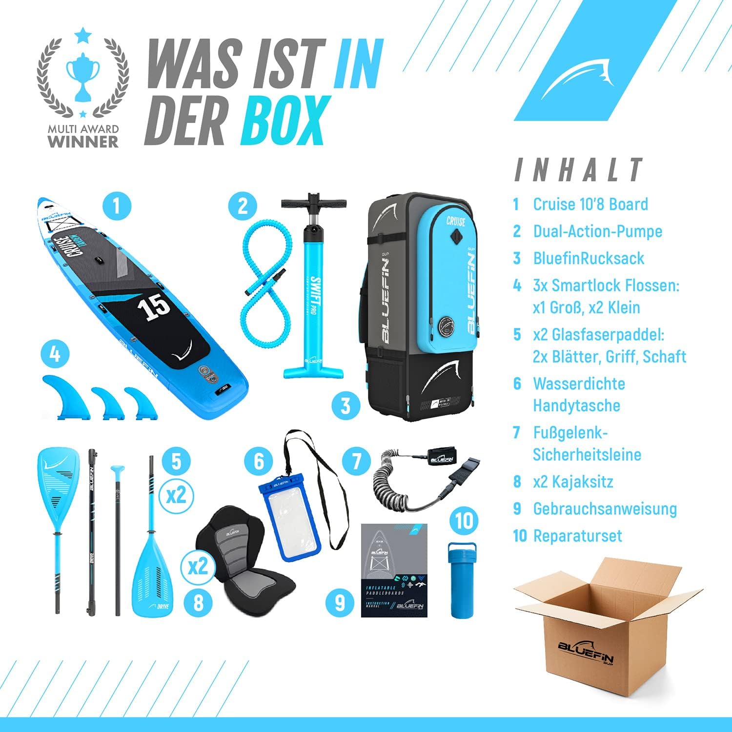 Bluefin Cruise SUP Board Set - Online Shop