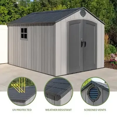 LIFETIME 8 FT. X 12.5 FT. OUTDOOR STORAGE SHED - Online Shop