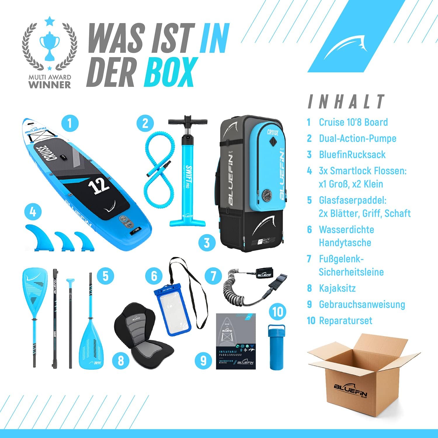 Bluefin Cruise SUP Board Set - Online Shop