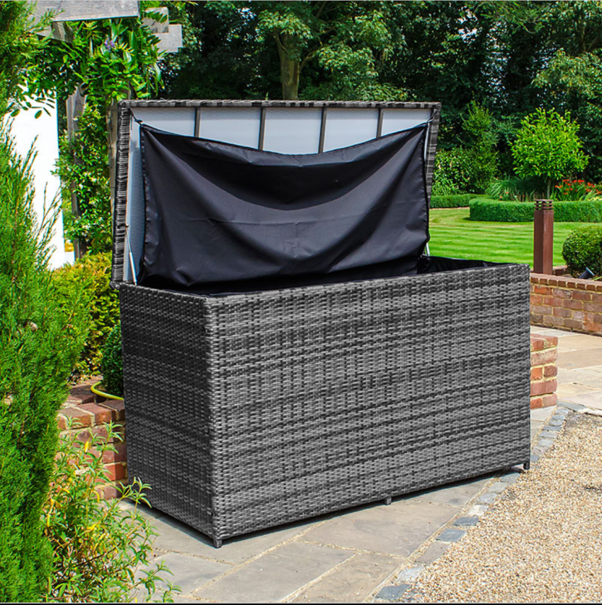 Nova - Mixed Grey Cushion Storage Box - Online Shop