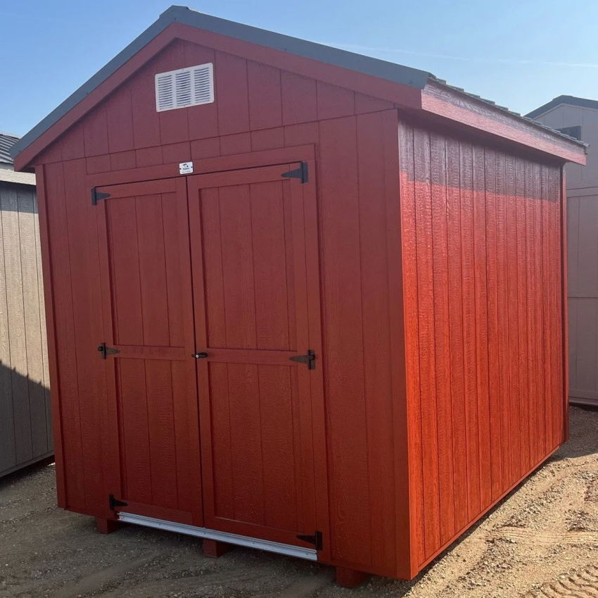 08X10 Utility Ranch Wood Panel Shed - Online Shop
