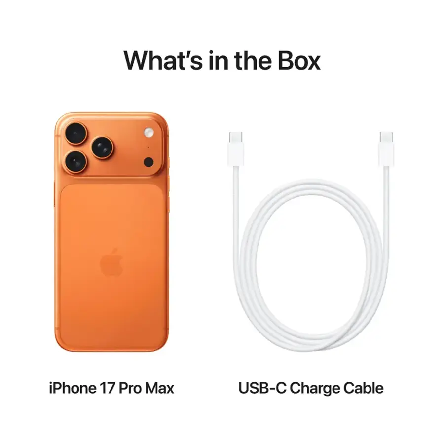Apple iPhone 17 Pro Max Smartphone, 6.9 OLED Display, A19 Pro Processor, 48MP Triple Camera, 5G, Titanium Design - Online Shop