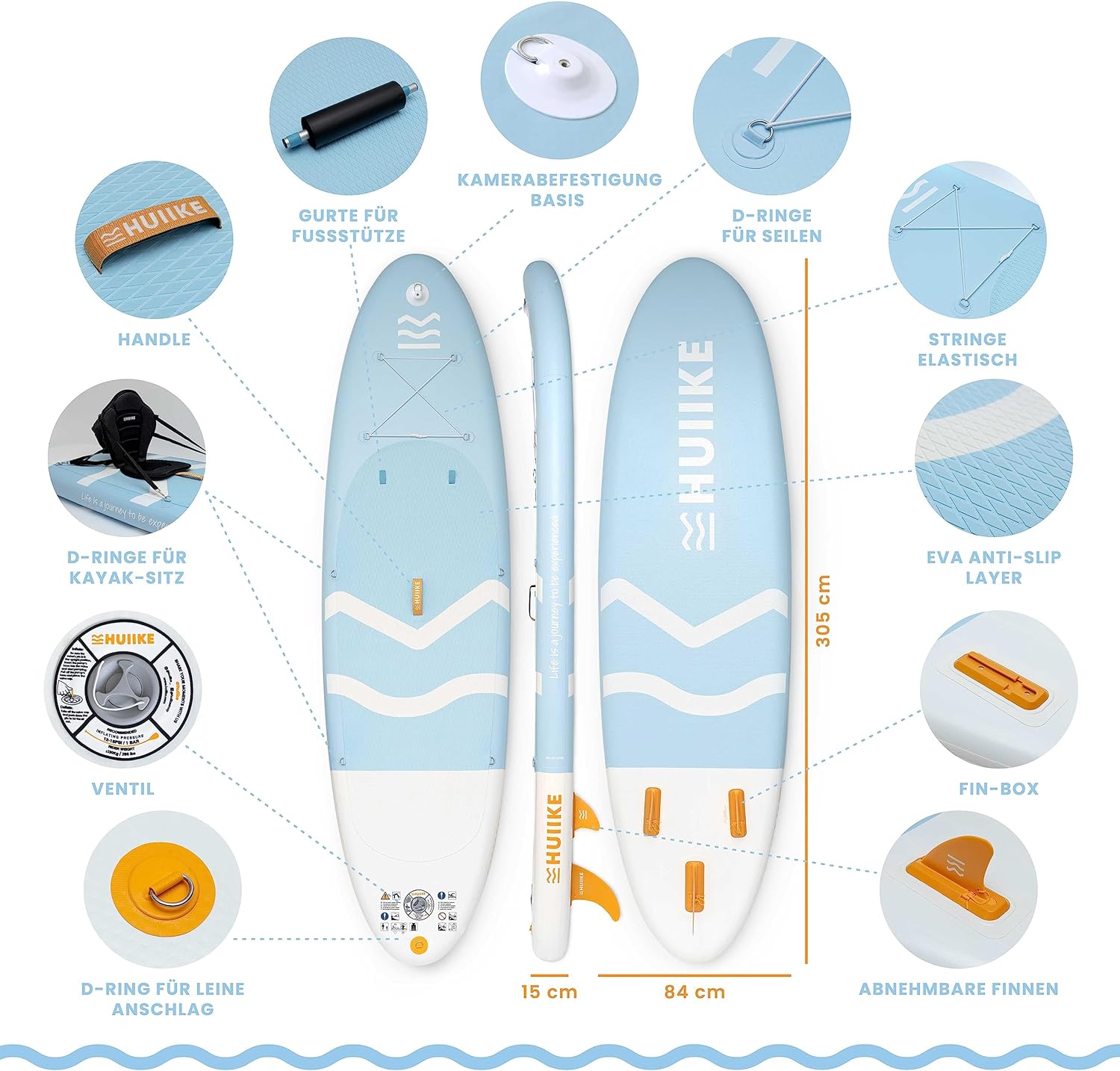Stand Up Paddling Board High Quality Accessories - HUIIKE - Online Shop