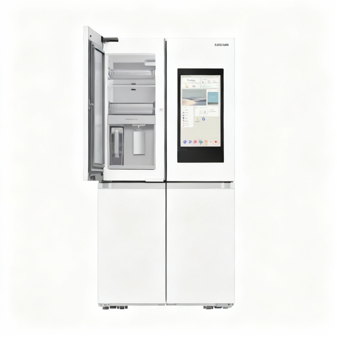 Samsung RF65DG9H0EB1 French Door Smart Refrigerator 636L with Family Hub+, AI Energy Mode, Glass Finish - Online Shop