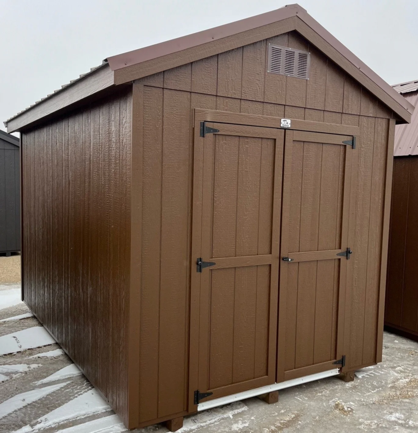 08X10 Utility Ranch Wood Panel Shed - Online Shop