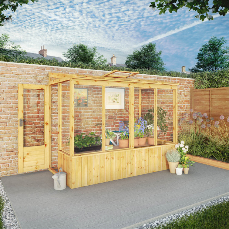 Mercia 8 x 4ft Premium Lean Too Greenhouse - Online Shop