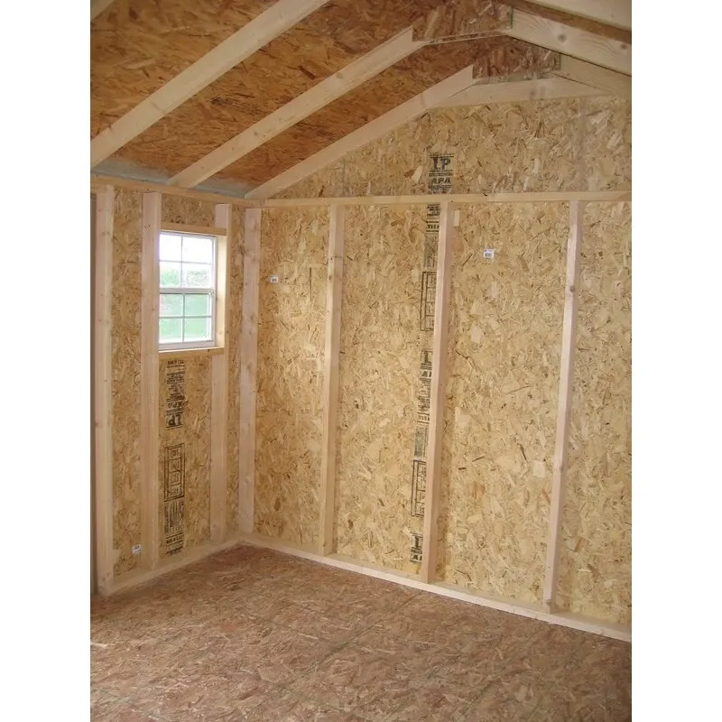 Value 8' wide x 8' deep solid and finished wood storage shed - Online Shop