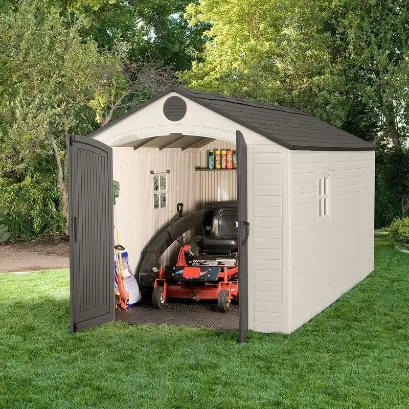 8' wide x 15' deep plastic storage shed - Online Shop