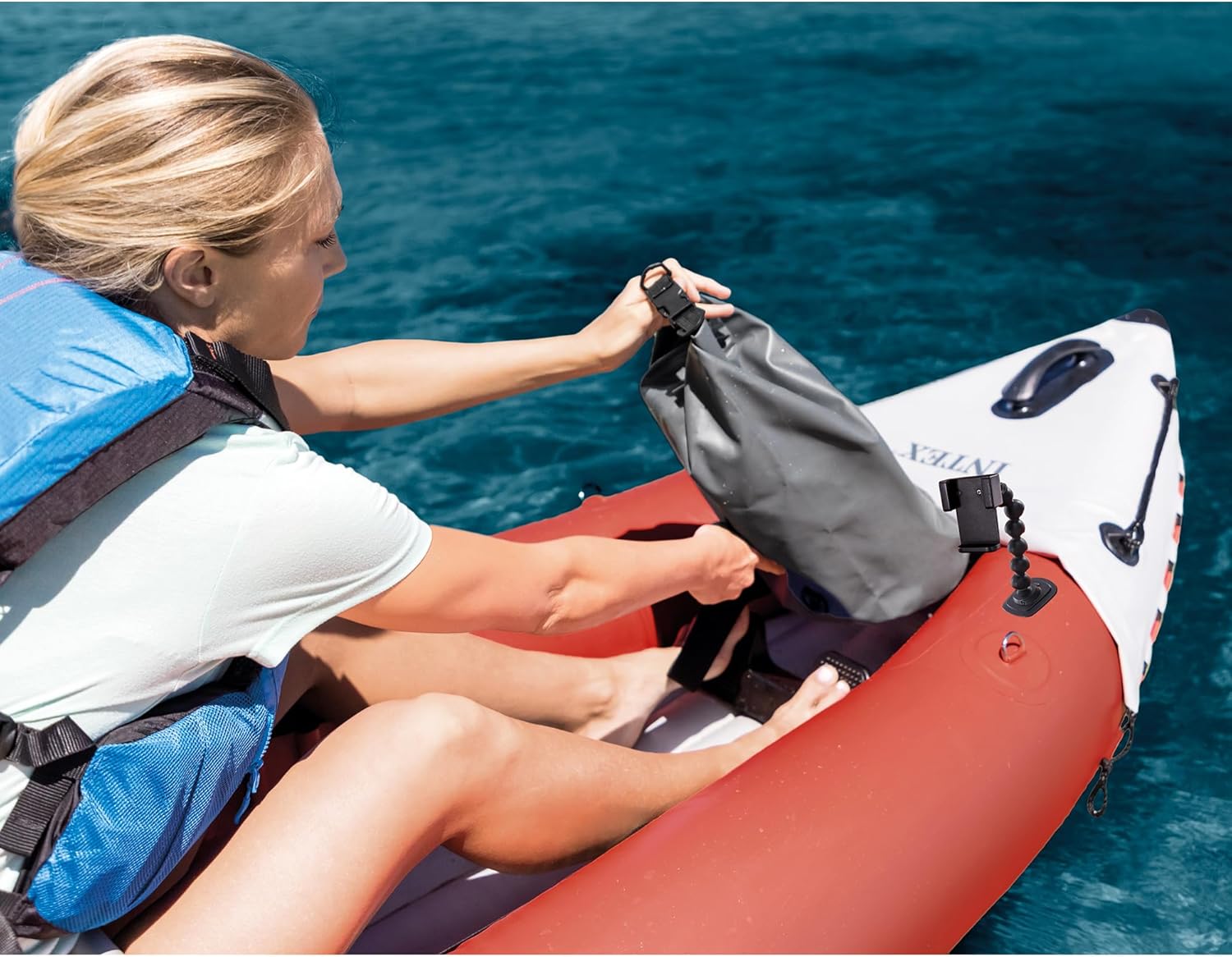 Intex 68309EP Excursion Pro K2 Inflatable Kayak Set: Includes Deluxe 86in Kayak Paddles and High-Output Pump – SuperTough PVC – Adjustable Bucket Seat – 2-Person – 400lb Weight Capacity - Online Shop