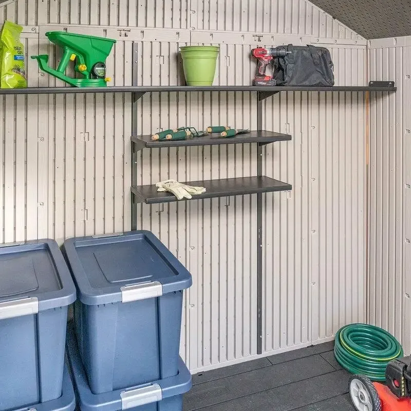 8' wide x 15' deep plastic storage shed - Online Shop