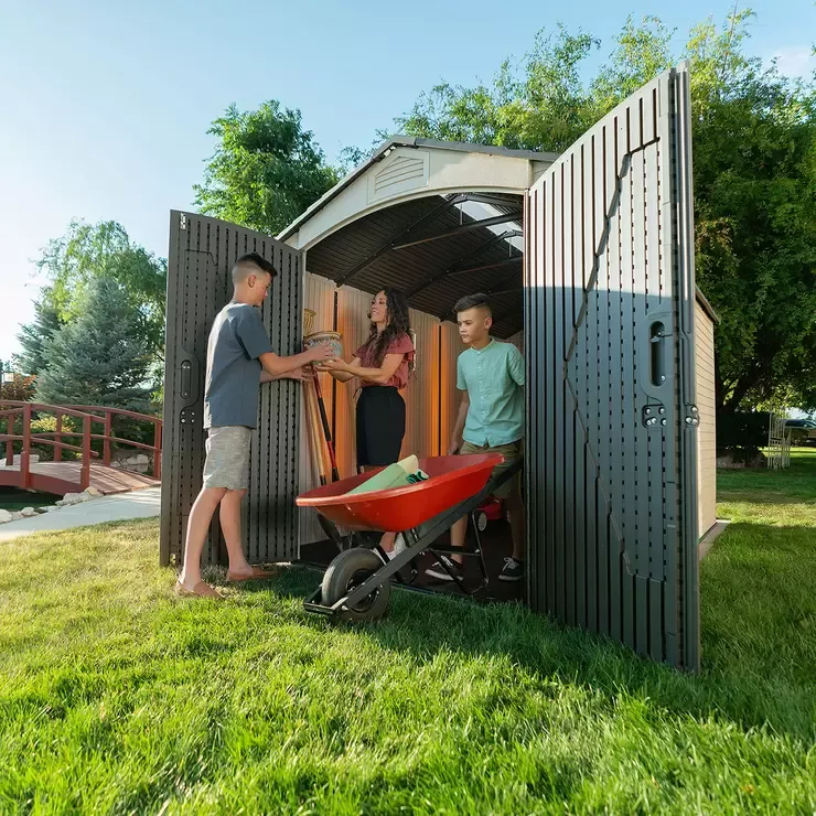 Lifetime 7ft x 12ft (2.1 x 3.6m) Storage Shed - Model 60282 - Online Shop