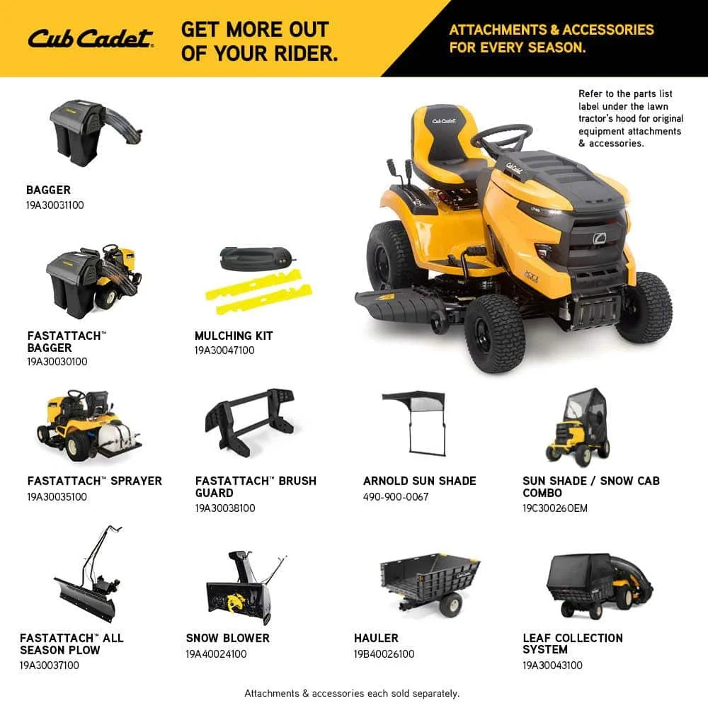XT1 Enduro LT 46 in. 23 HP V-Twin Kohler 7000 Series Engine Hydrostatic Drive Gas Riding Lawn Tractor - Online Shop