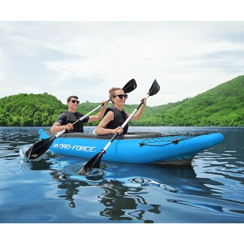 Bestway Hydro Force Inflatable Kayak Set | Includes Seat, Paddle, Hand Pump, Storage Carry Bag | Great for Adults, Kids and Families - Online Shop