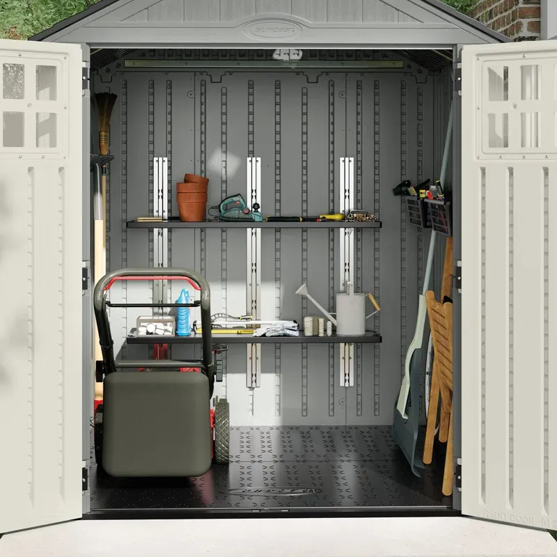 Suncast 6 ft. x 5 ft. Resin Storage Shed - Online Shop