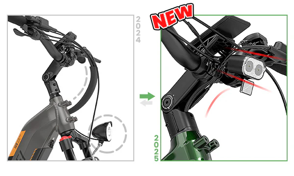 Lankeleisi MG600 Plus 2025 Version 26 Fat Bike 960Wh All Terrain SUV E-Bike with Torque Sensor 48V 20Ah Battery - Online Shop