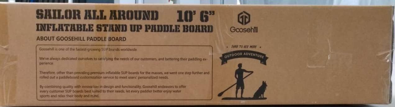 Goosehill Inflatable Stand Up Paddle Board, Premium SUP Package, 10' Long 32 Wide 6 Thick, Patterns Open for Customization - Online Shop