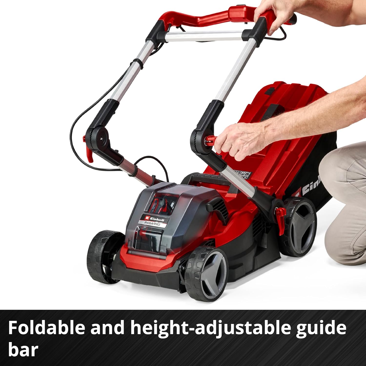 Power X-Change RASARRO 36/34 Cordless Lawnmower With Battery (x2) And Charger (x2) - 36V, 34cm Cutting Width, 30L Grass Box, 5 Cut Heights - Battery Lawn Mower For Lawns Up To 300m² - Online Shop