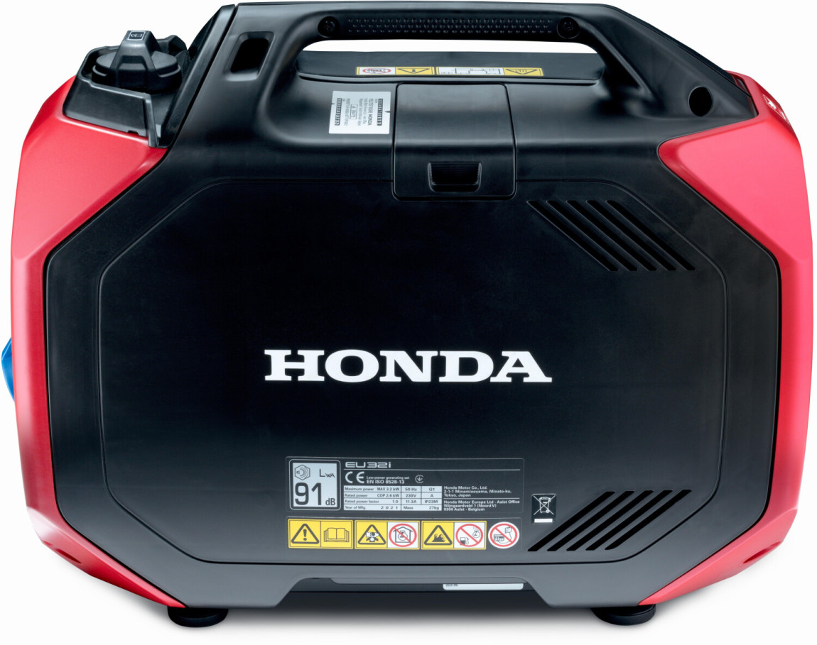 Honda EU32i Petrol Generator: 3.2kW Max Power, 8.6h Runtime, 4.7L Tank - 4-Stroke for Outdoor/Emergency Use - Online Shop