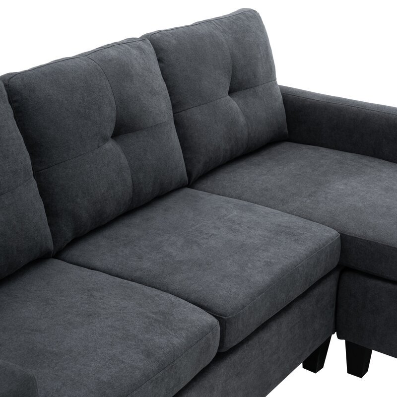 Almendarez 77′′ Wide Reversible Modular Sofa & Chaise With Ottoman - Online Shop