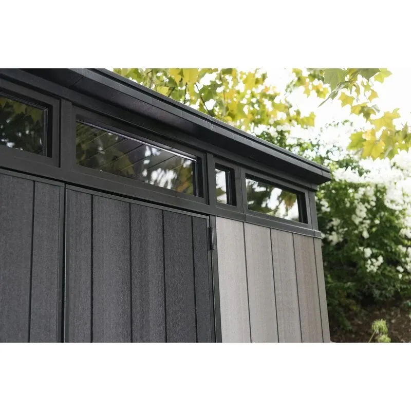Artisan 9' wide x 7.5' deep plastic storage shed - Online Shop