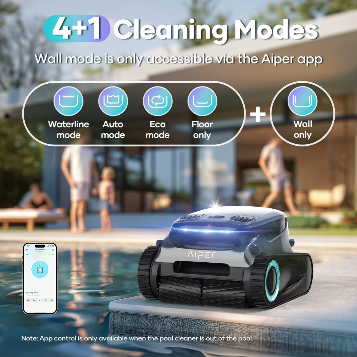 Aiper Scuba S1 Pro Cordless Robotic Pool Cleaner (2025 Upgraded) - Online Shop