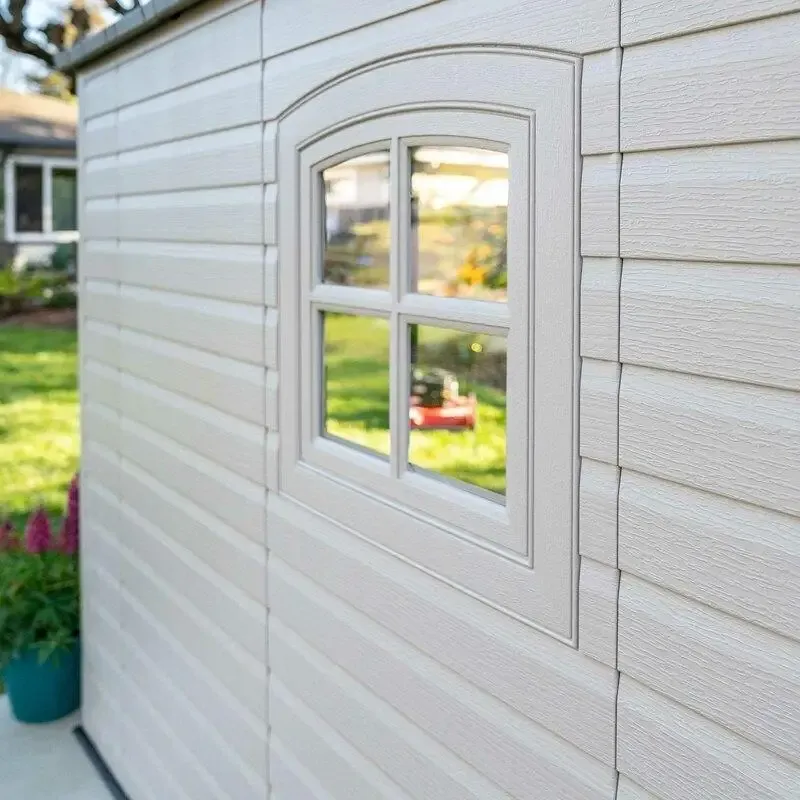 8' wide x 15' deep plastic storage shed - Online Shop