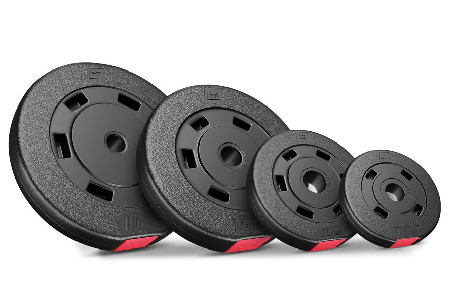 Hop-Sport plastic dumbbell set with weight bench 1065 - Online Shop