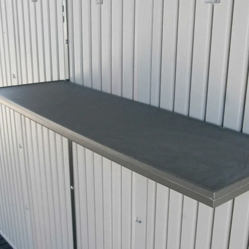 8 feet. Width x 10 feet. D plastic traditional storage shed - Online Shop