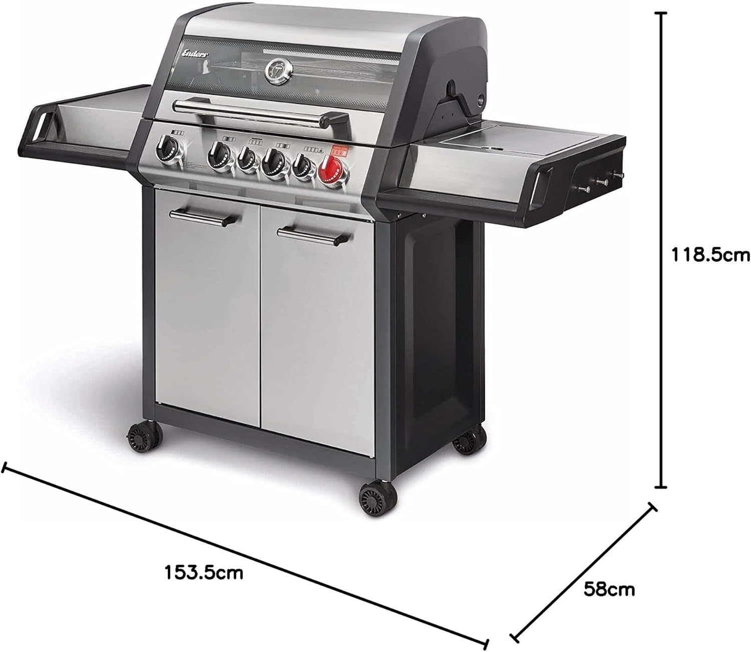 Enders Monroe Pro 3 Sik 4 Sik Turbo Gas BBQ - Online Shop