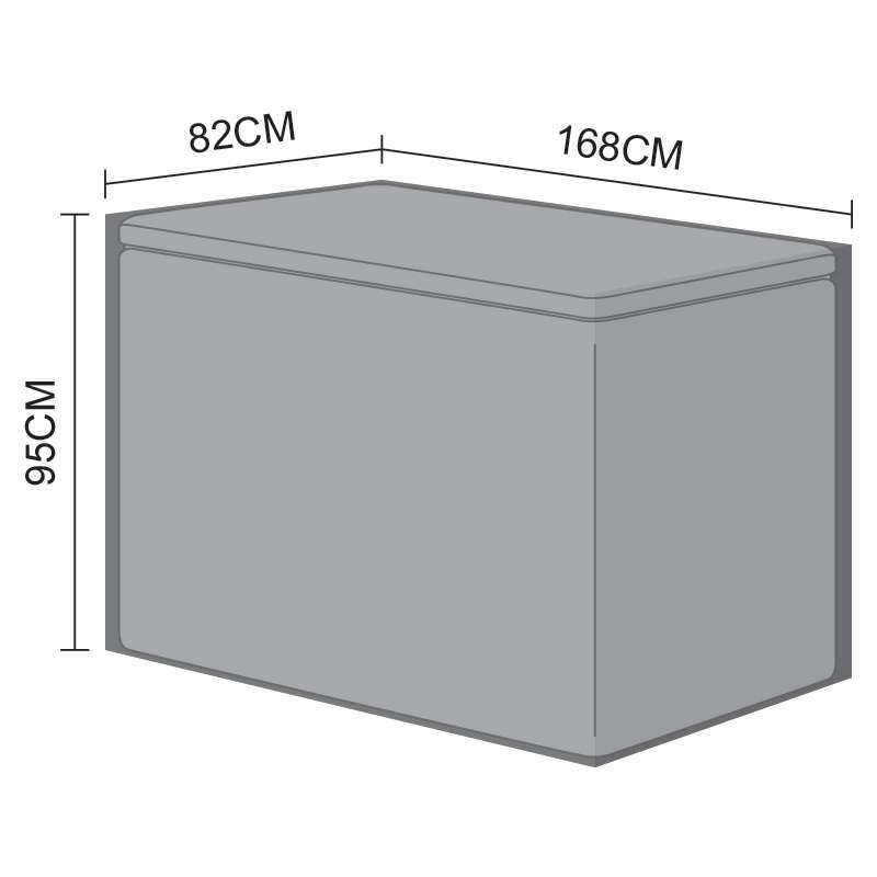 Nova - Mixed Grey Cushion Storage Box - Online Shop
