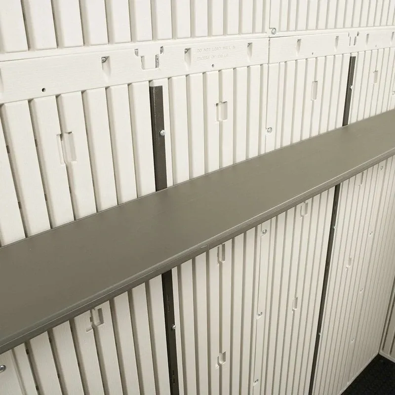 8 feet. Width x 10 feet. D plastic traditional storage shed - Online Shop