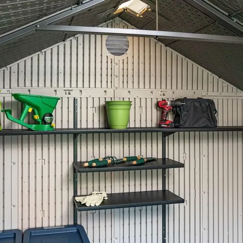 8' wide x 15' deep plastic storage shed - Online Shop