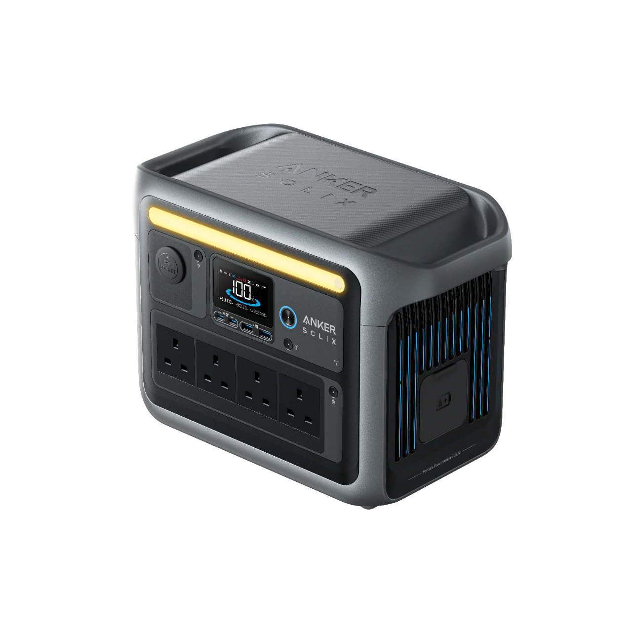 Anker Solix C1000 Portable Power Station 1056Wh Solar Generator LiFePO4 Battery World's Fastest Fast Charging - Online Shop