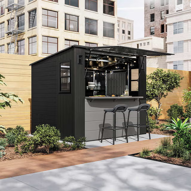 Suncast 8’x7’ Cabana Entertainment Shed - Online Shop