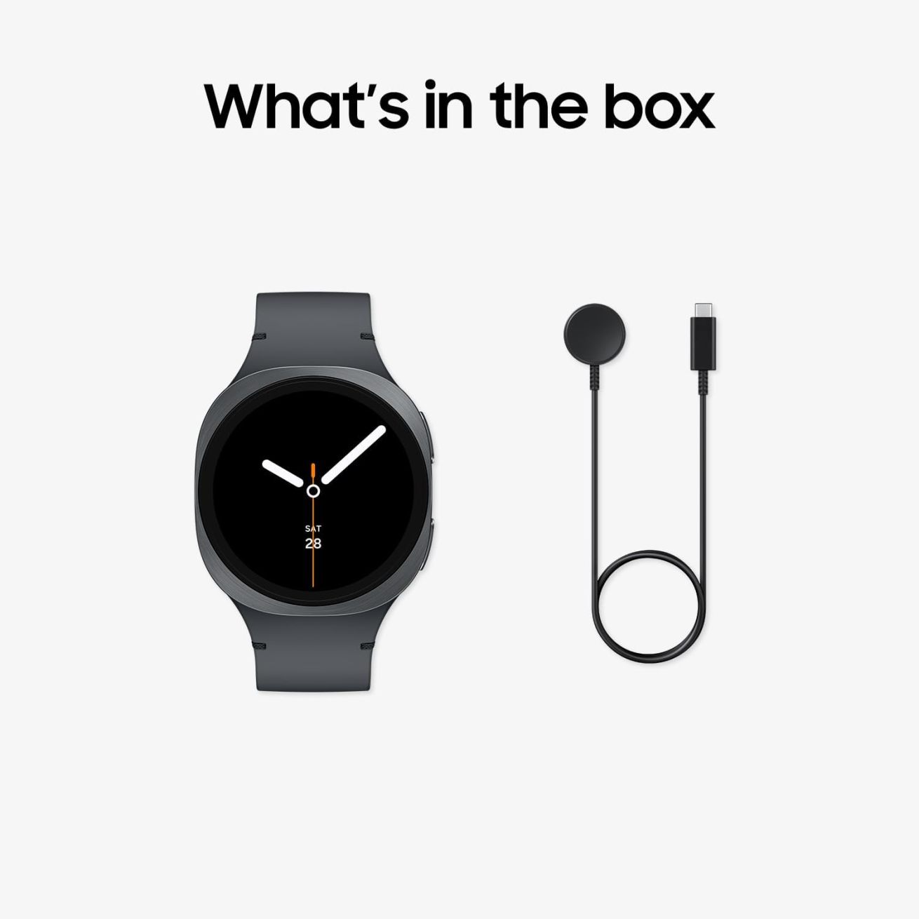 Samsung Galaxy Watch8 Smart Watch with Galaxy AI Fitness Watch and Fitness Tracker Sport Band Spa Sleep Coaching 40mm Bluetooth Graphite 3 Year Warranty - Online Shop
