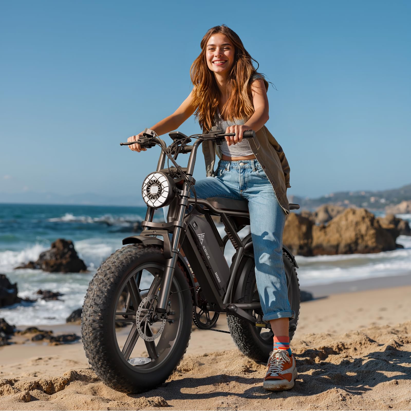 TST Electric Bike for Adults, 1500W Peak Brushless Motor 28 MPH 60 Miles/110 Miles Fat Tire E Bike with 48V 15Ah/ 25Ah Removable Battery 20 Electric Dirt Bike Hydraulic Suspension and 7-Speed - Online Shop
