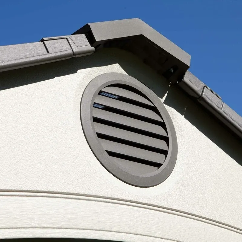 8 feet. Width x 10 feet. D plastic traditional storage shed - Online Shop