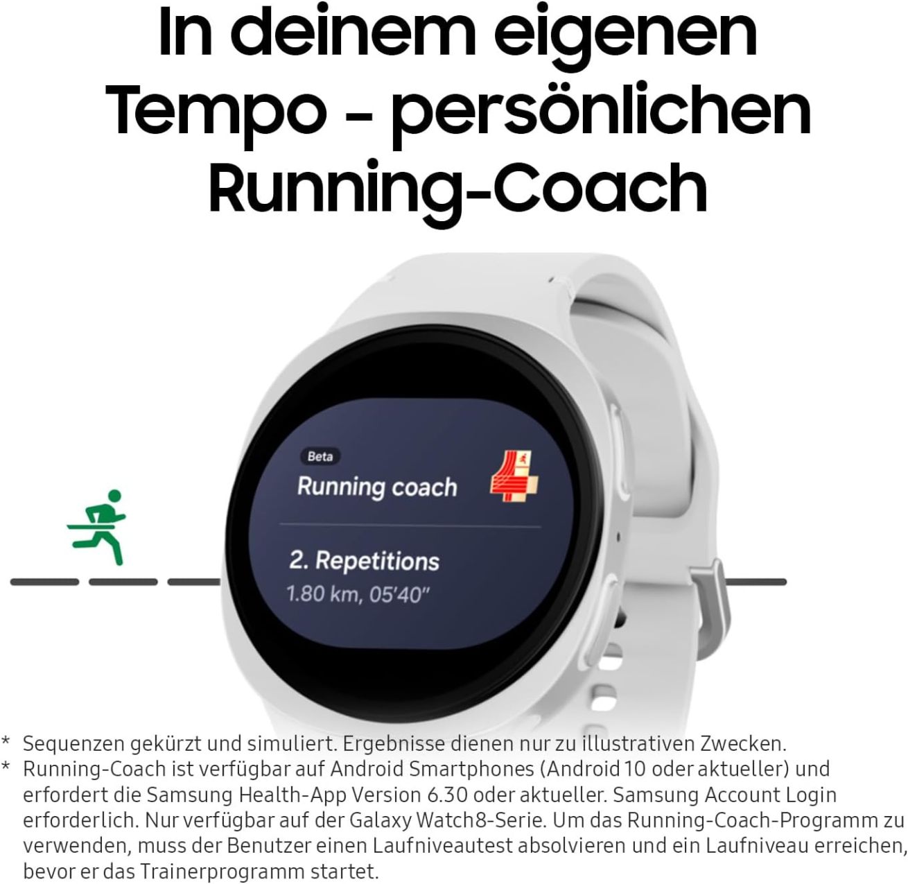 Samsung Galaxy Watch8 Smart Watch with Galaxy AI Fitness Watch and Fitness Tracker Sport Band Spa Sleep Coaching 40mm Bluetooth Graphite 3 Year Warranty - Online Shop