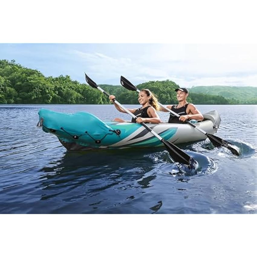 Bestway Hydro Force Inflatable Kayak Set | Includes Seat, Paddle, Hand Pump, Storage Carry Bag | Great for Adults, Kids and Families - Online Shop