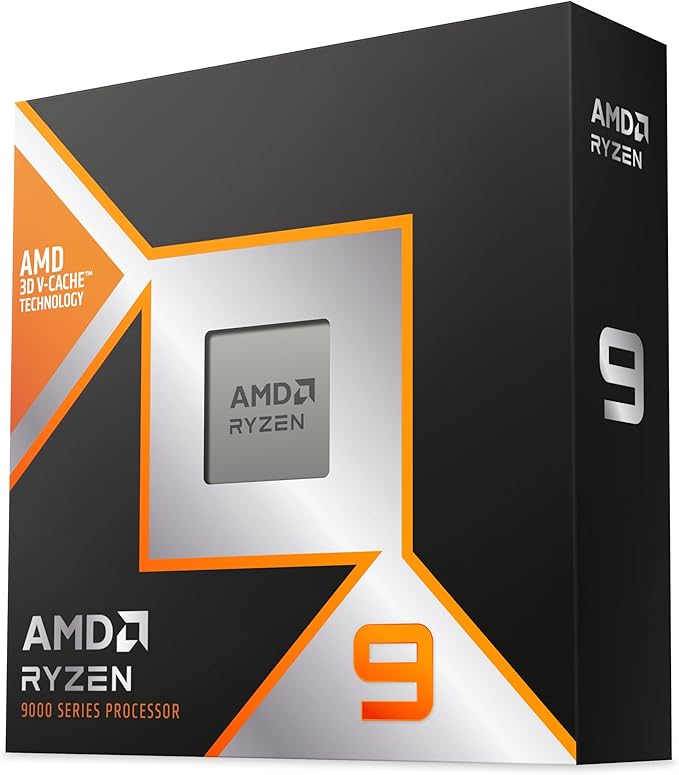 AMD Ryzensets 9 9950X3D 9800X3D 7800X3D Processor With 3D V-Cache™ Technology, 16 Cores/32 Threads, 144MB Cache, 170W TDP, AM5 Socket, Up To 5.7 GHz Boost Frequency, DDR5 & PCIe 5.0 - Online Shop