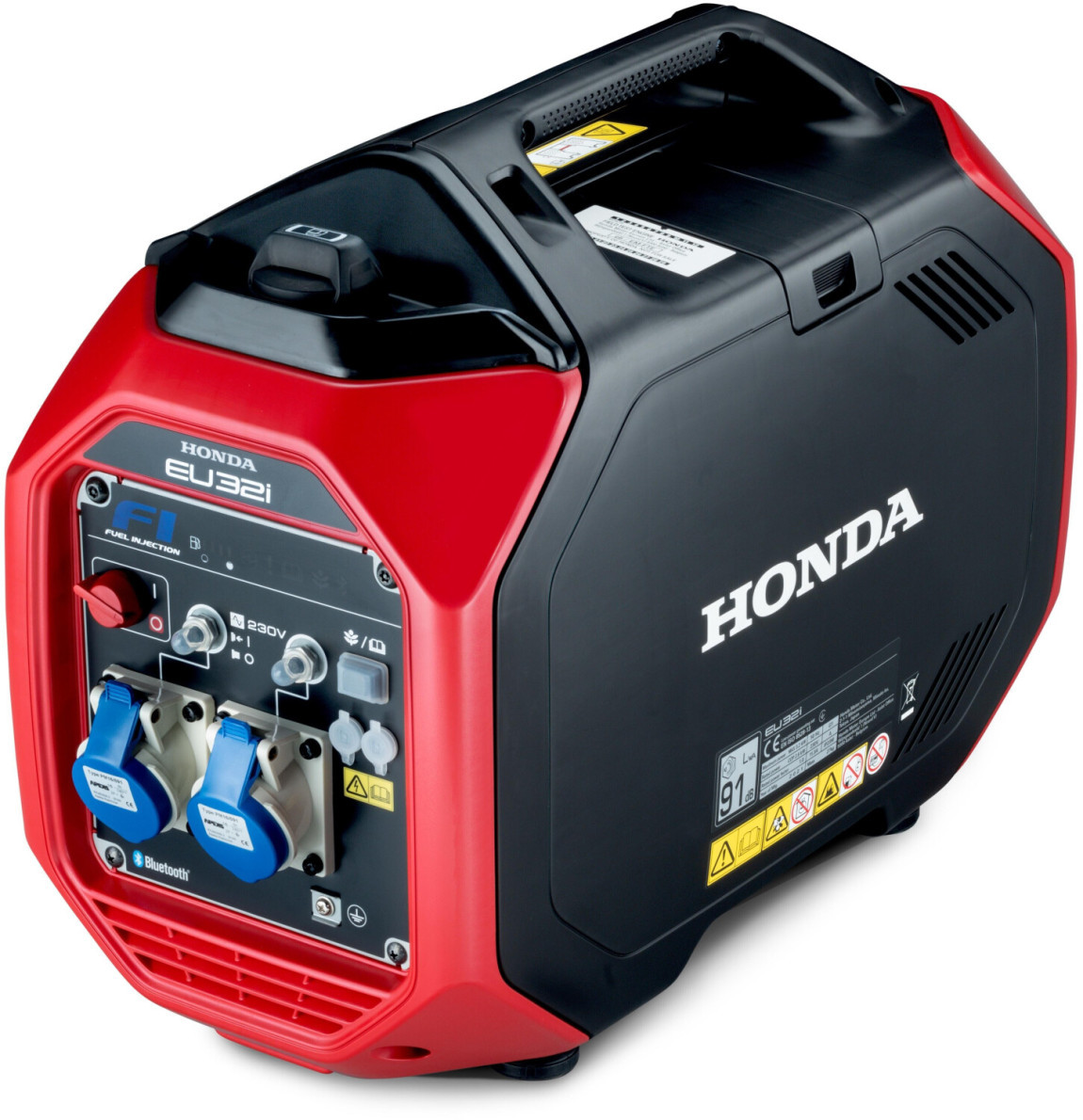 Honda EU32i Petrol Generator: 3.2kW Max Power, 8.6h Runtime, 4.7L Tank - 4-Stroke for Outdoor/Emergency Use - Online Shop