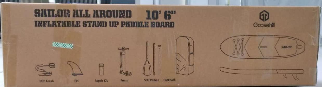 Goosehill Inflatable Stand Up Paddle Board, Premium SUP Package, 10' Long 32 Wide 6 Thick, Patterns Open for Customization - Online Shop
