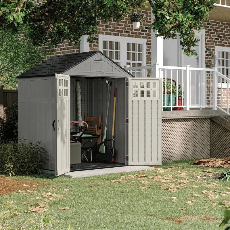 Suncast 6 ft. x 5 ft. Resin Storage Shed - Online Shop