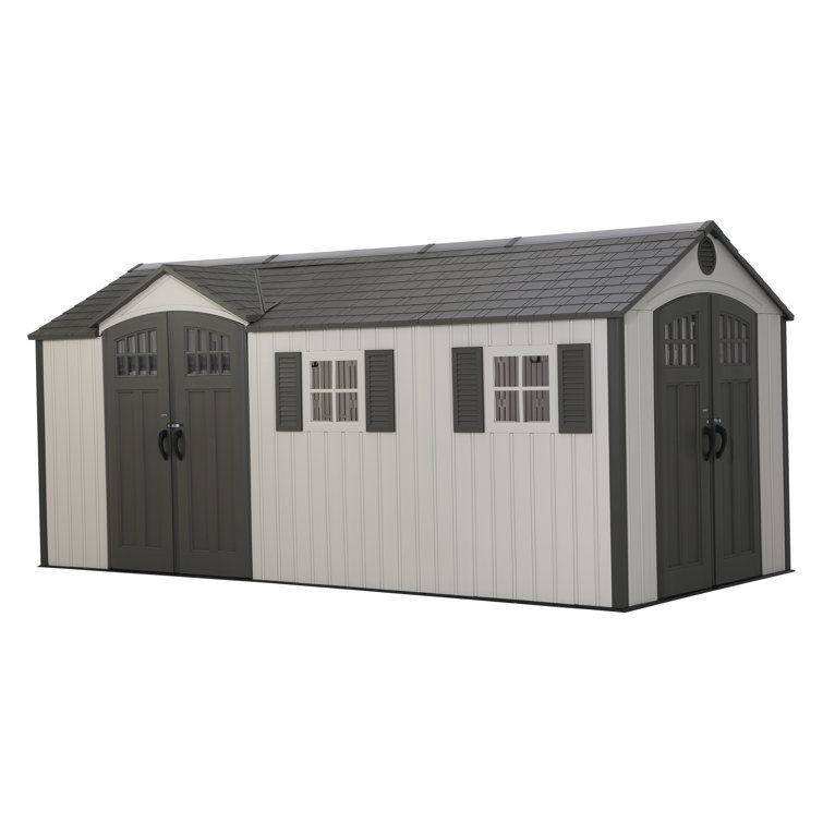 550 cm x 244 cm Gerätehaus Chateau - Online Shop