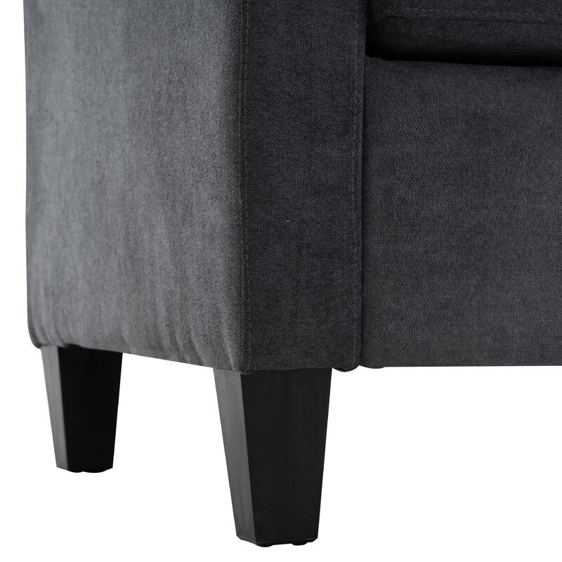 Almendarez 77′′ Wide Reversible Modular Sofa & Chaise With Ottoman - Online Shop